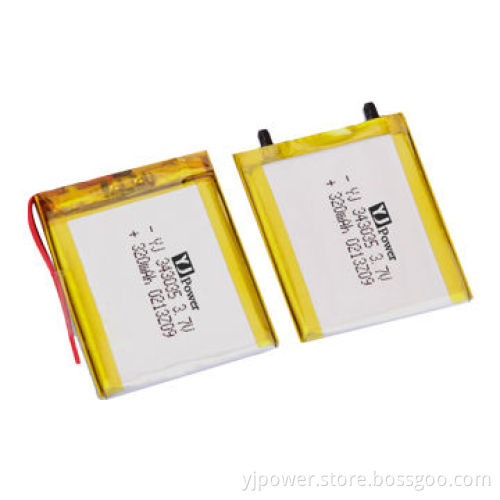 Li-polymer battery with 320mAh 3.7V